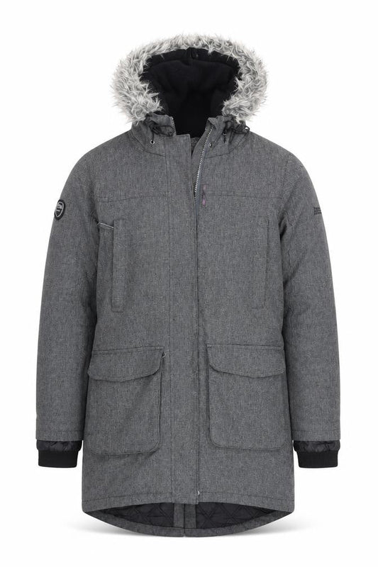 Mens UK Size XS Trespass Grey Parka Coat