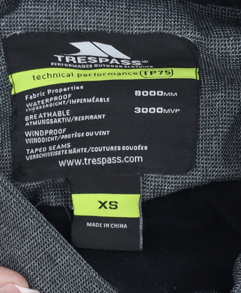 Mens UK Size XS Trespass Grey Parka Coat