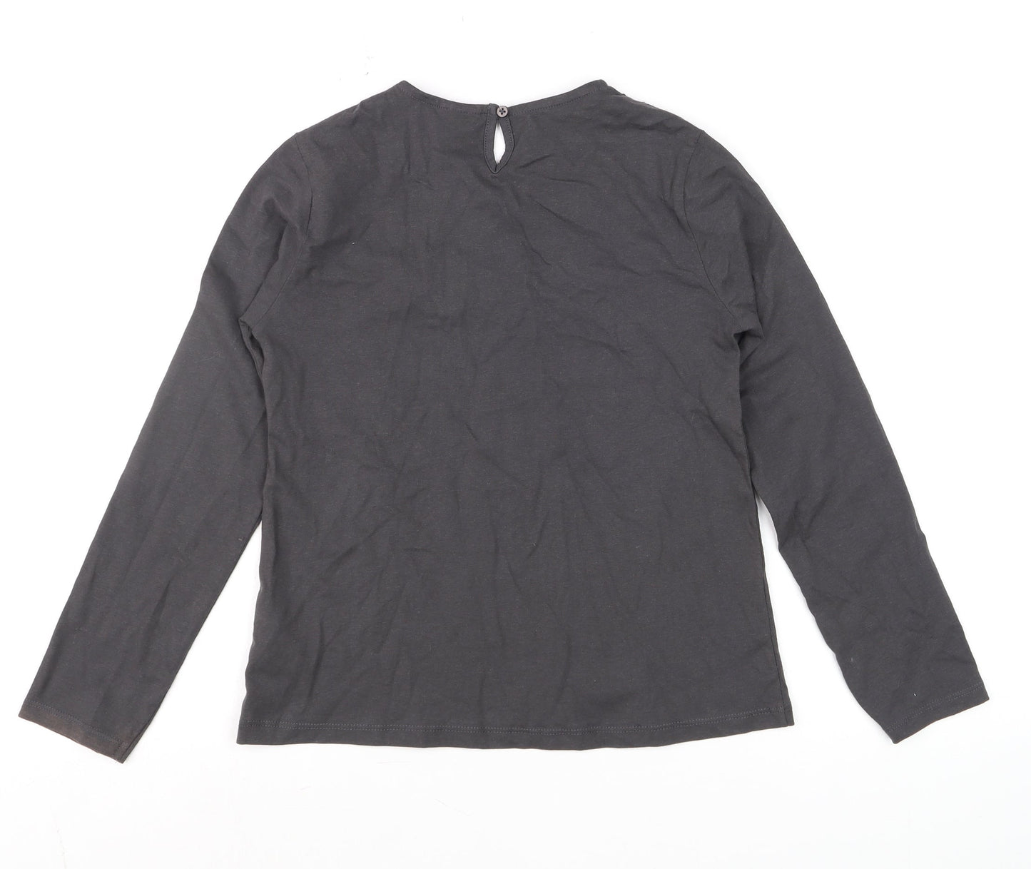 Girls UK Size 10 Years Zara Black Pullover Blouse