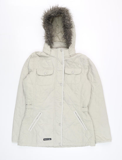 Womens UK Size S Trespass Beige Puffer Jacket