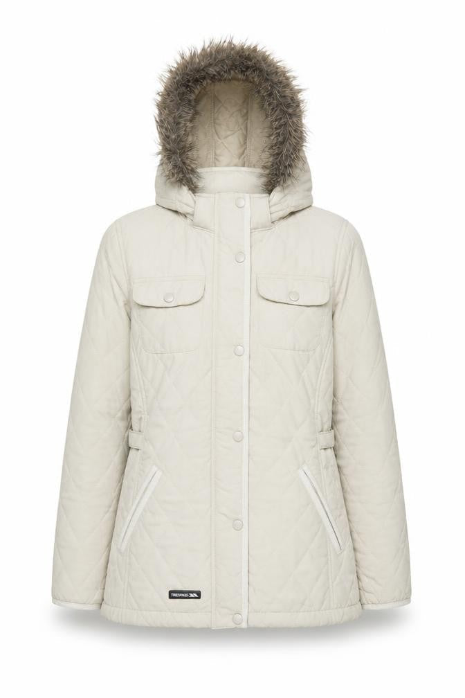 Womens UK Size S Trespass Beige Puffer Jacket
