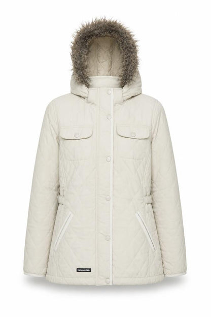 Womens UK Size S Trespass Beige Puffer Jacket