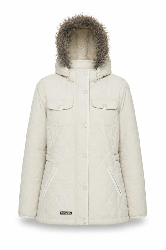 Womens UK Size S Trespass Beige Puffer Jacket