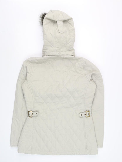 Womens UK Size S Trespass Beige Puffer Jacket