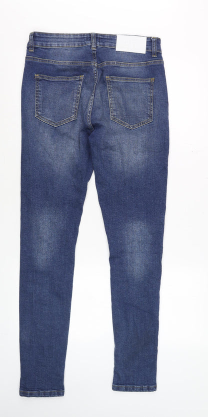 Mens UK Size 32 BoohooMAN Slim Fit Skinny Blue Jeans