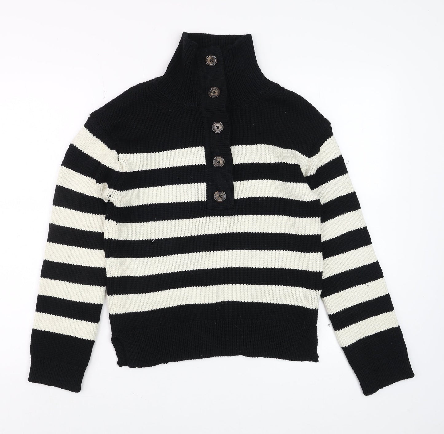 Womens UK Size S Marks and Spencer Black Pullover Jumper