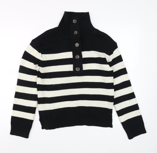 Womens UK Size S Marks and Spencer Black Pullover Jumper