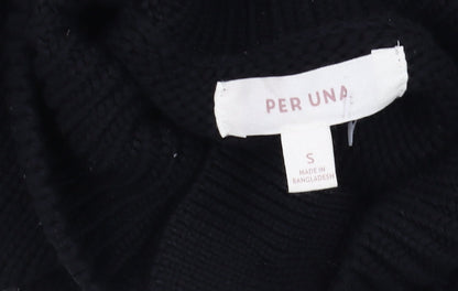 Womens UK Size S Marks and Spencer Black Pullover Jumper