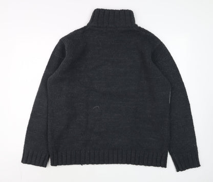 Mens UK Size L Marks and Spencer Blue Pullover Jumper