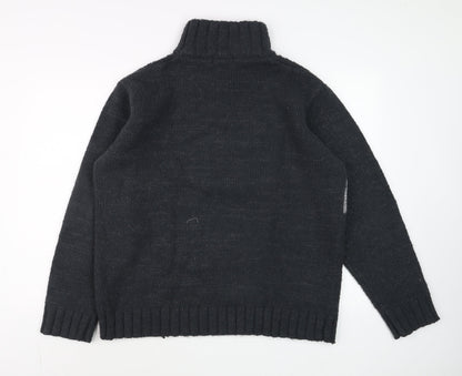 Mens UK Size L Marks and Spencer Blue Pullover Jumper