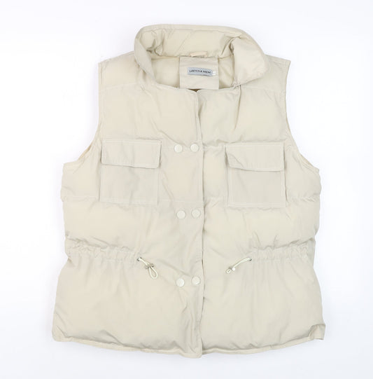 Mens UK Size S LAETITIA MEM Beige Puffer Jacket