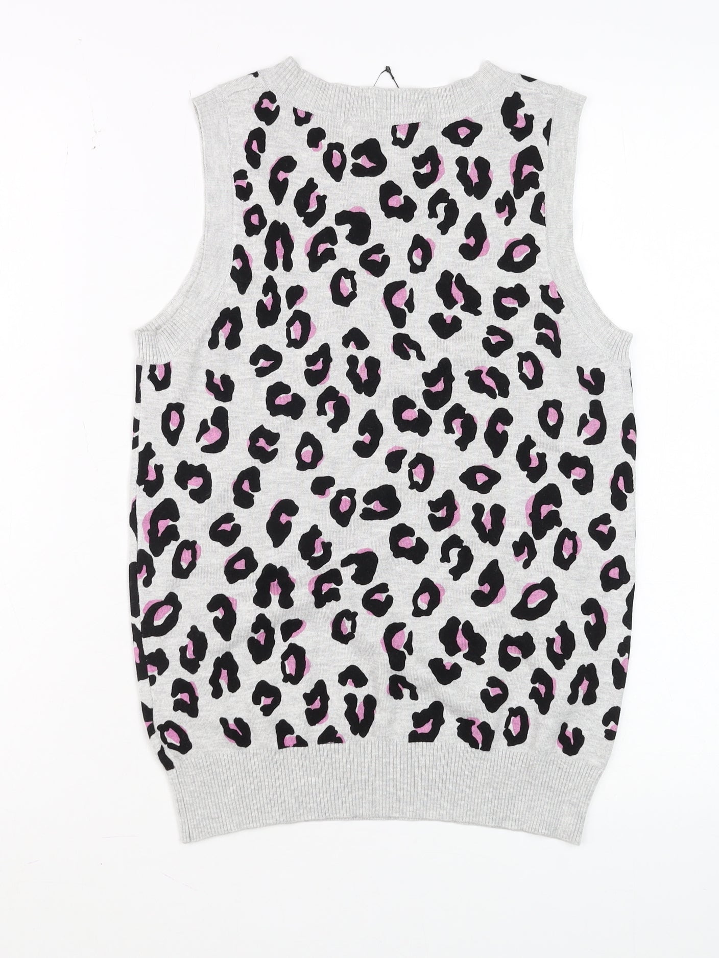 Womens UK Size XS NEXT Grey Basic Tank