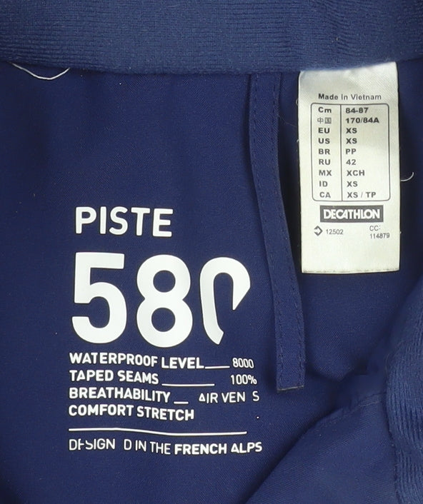 Mens UK Size XS Wedze Blue Skiing Jacket