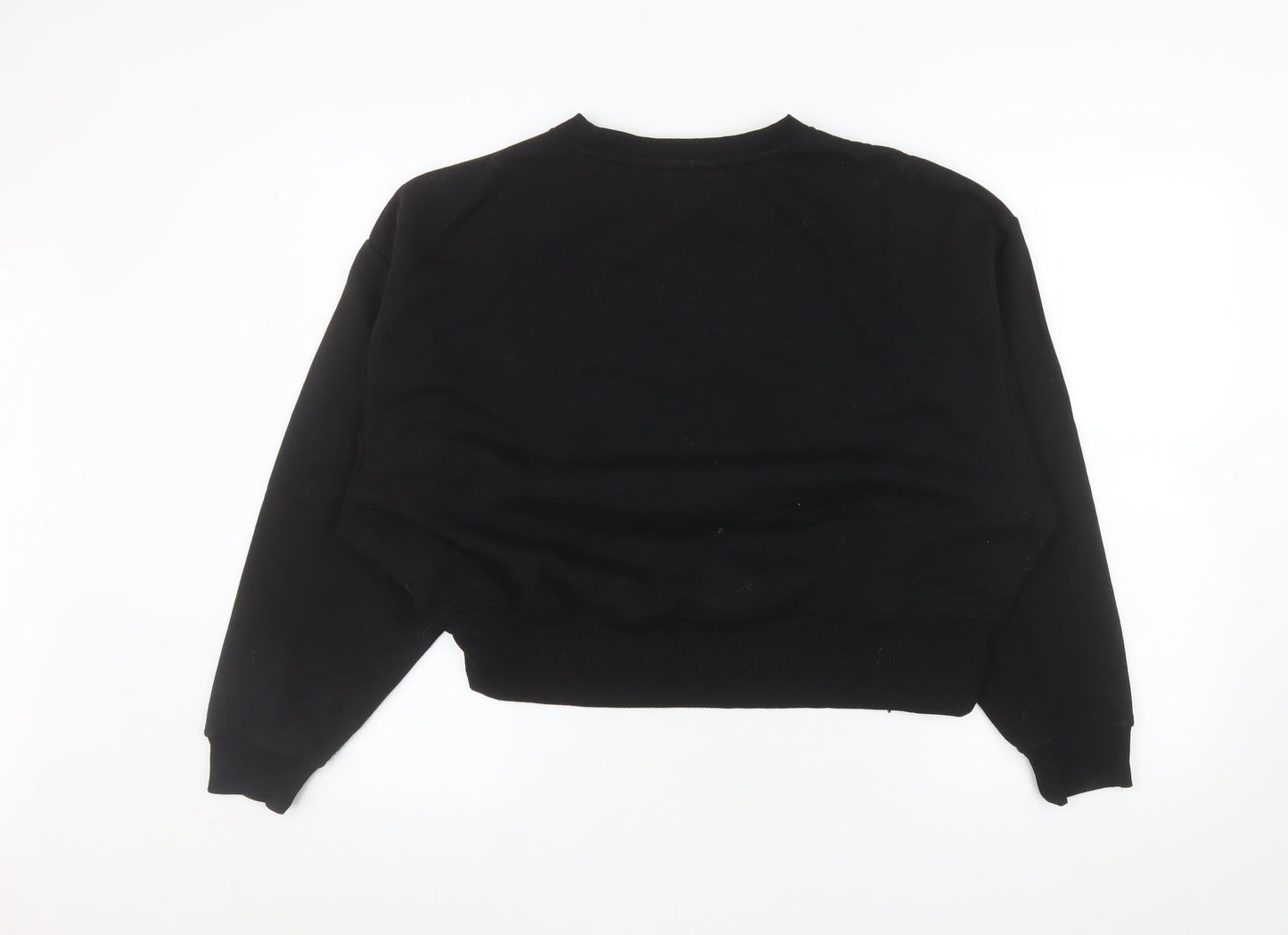 Womens UK Size S Primark Black Pullover Sweatshirt