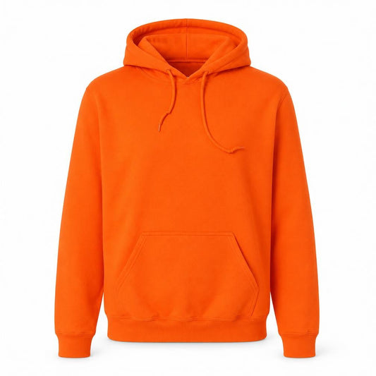 Womens UK Size L Gildan Orange Pullover Hoodie