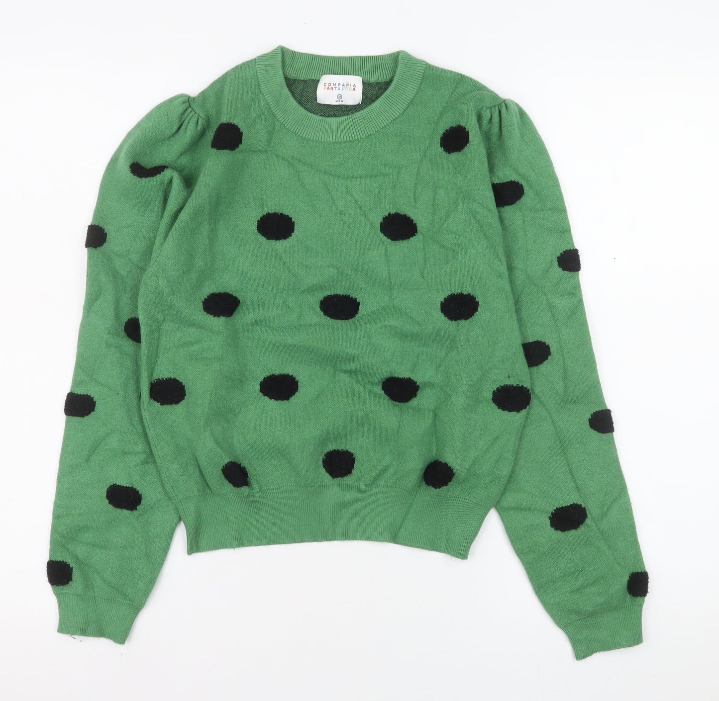 Womens UK Size M Compañía Fantástica Green Pullover Jumper
