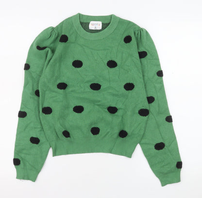 Womens UK Size M Compañía Fantástica Green Pullover Jumper
