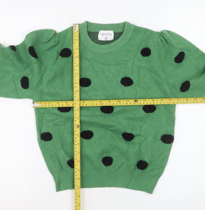 Womens UK Size M Compañía Fantástica Green Pullover Jumper