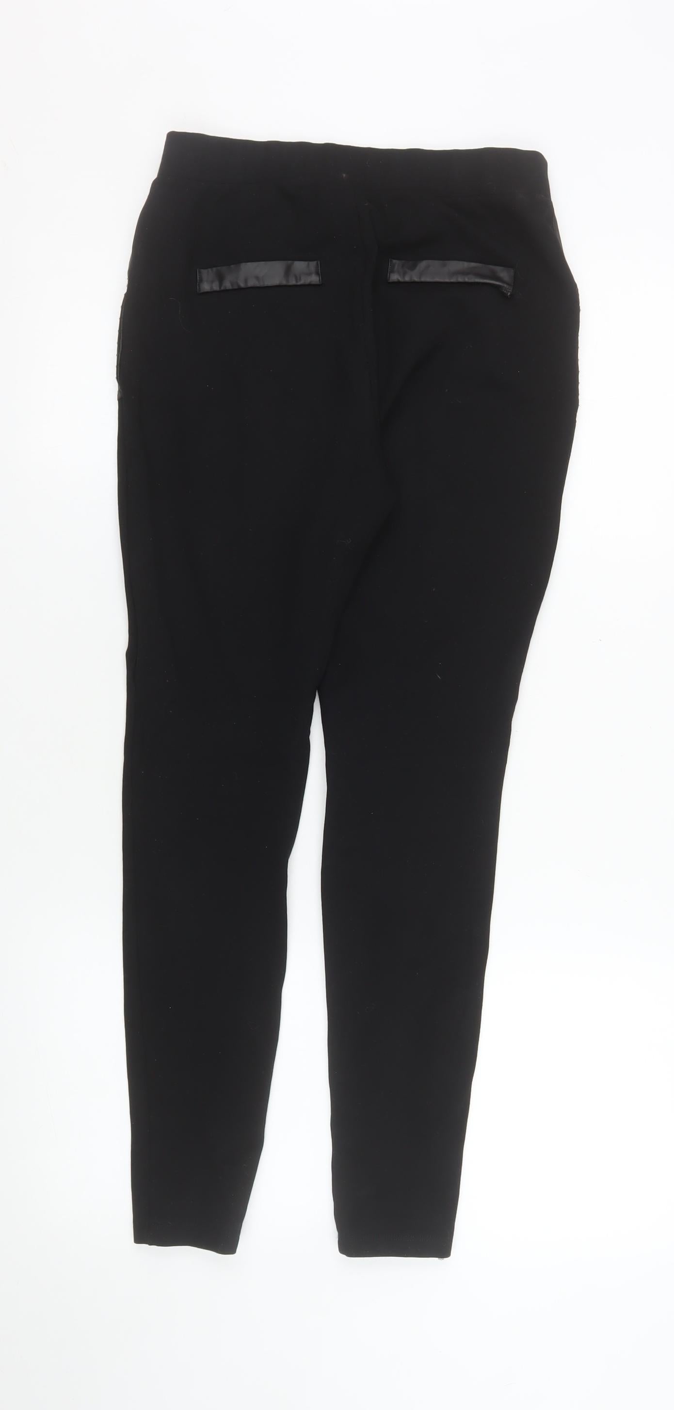 Womens UK Size M Calzedonia Slim Fit Leggings Black Trousers