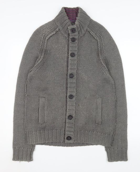 Mens UK Size M Ted Baker Grey Basic Jacket