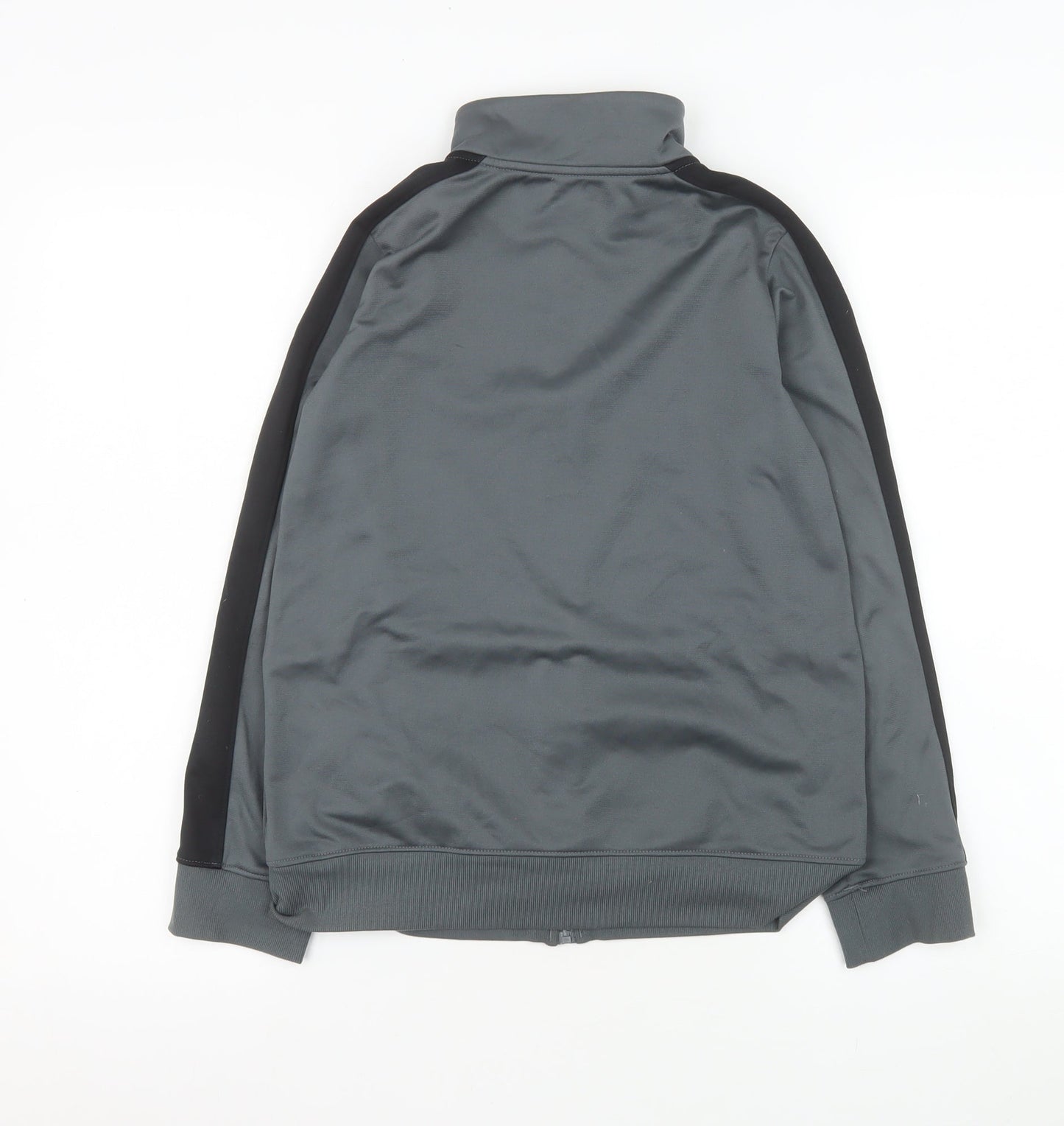 Boys UK Size 10 Years Under armour Grey Track Jacket