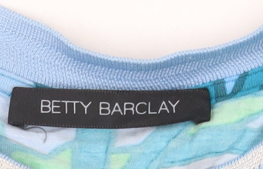 Womens UK Size 14 Betty Barclay Multicoloured Basic T-Shirt