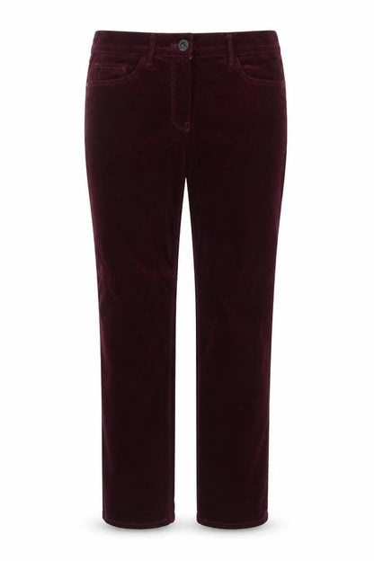 Womens UK Size 12 Atelier Gardeur Regular Fit Casual Business Purple Trousers