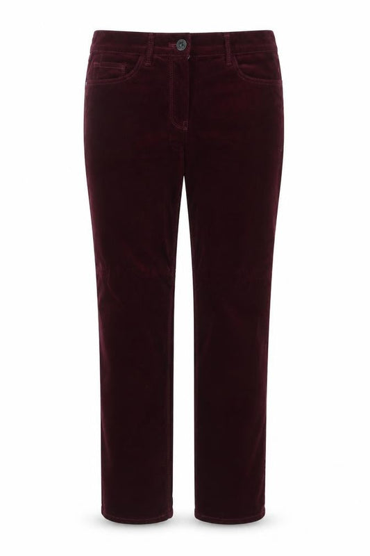 Womens UK Size 12 Atelier Gardeur Regular Fit Casual Business Purple Trousers