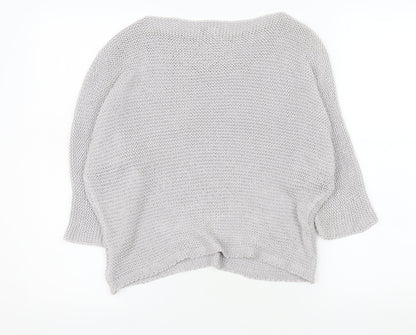 Womens UK Size S Carina Ricci Grey Pullover Jumper
