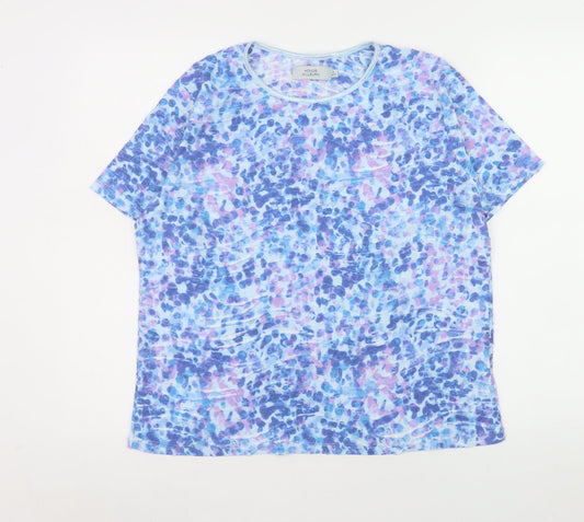 Womens UK Size 14 Honor Millburn Multicoloured Basic T-Shirt