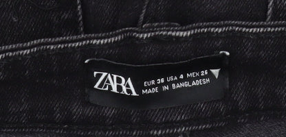 Womens UK Size 8 Zara Slim Fit Skinny Black Jeans