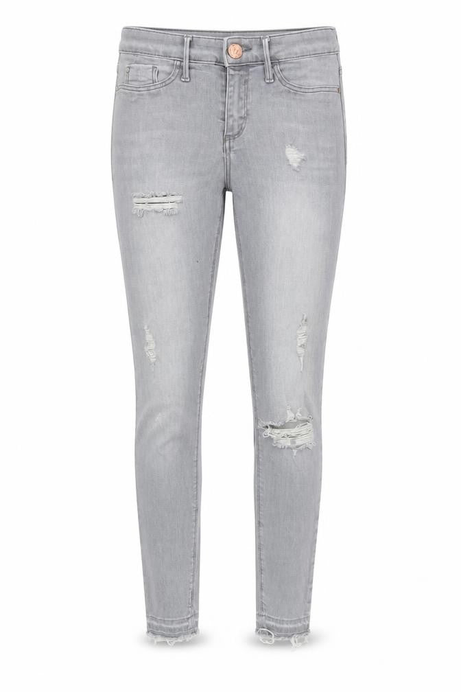 Womens UK Size 8 River Island Slim Fit Skinny Grey Jeans