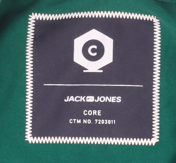 Mens UK Size 2XL JACK & JONES Green  T-Shirt
