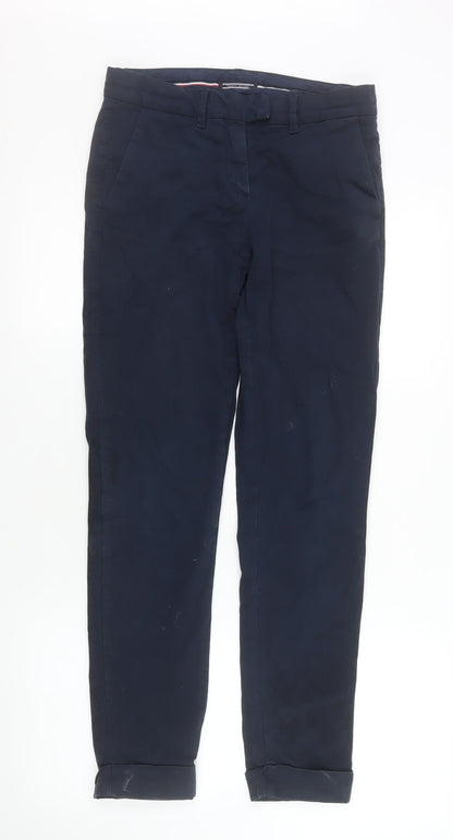 Mens UK Size 2XS Tommy Hilfiger Slim Fit Chino Blue Trousers