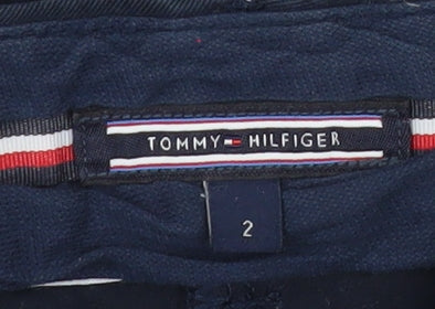Mens UK Size 2XS Tommy Hilfiger Slim Fit Chino Blue Trousers