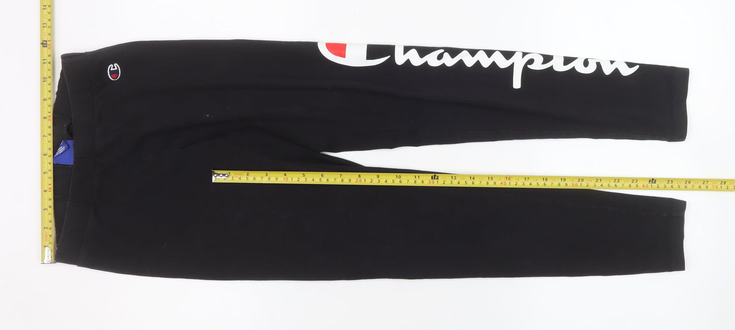 Womens UK Size S Champion Slim Fit Leggings Black Leggings