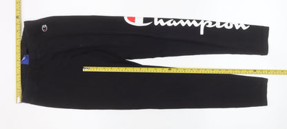 Womens UK Size S Champion Slim Fit Leggings Black Leggings