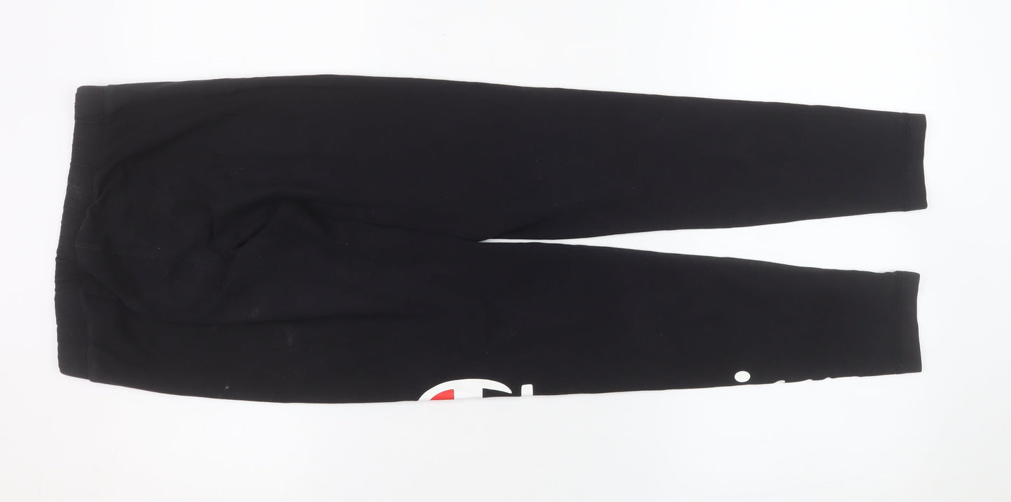 Womens UK Size S Champion Slim Fit Leggings Black Leggings