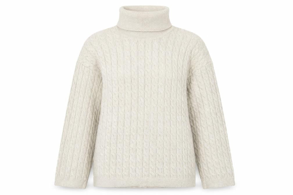 Womens UK Size M New Look Beige Pullover Jumper