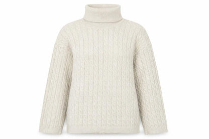 Womens UK Size M New Look Beige Pullover Jumper