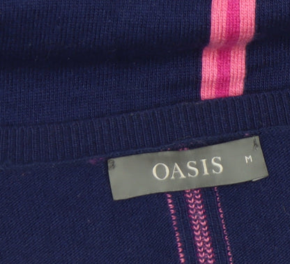 Womens UK Size M Oasis Multicoloured Pullover Jumper