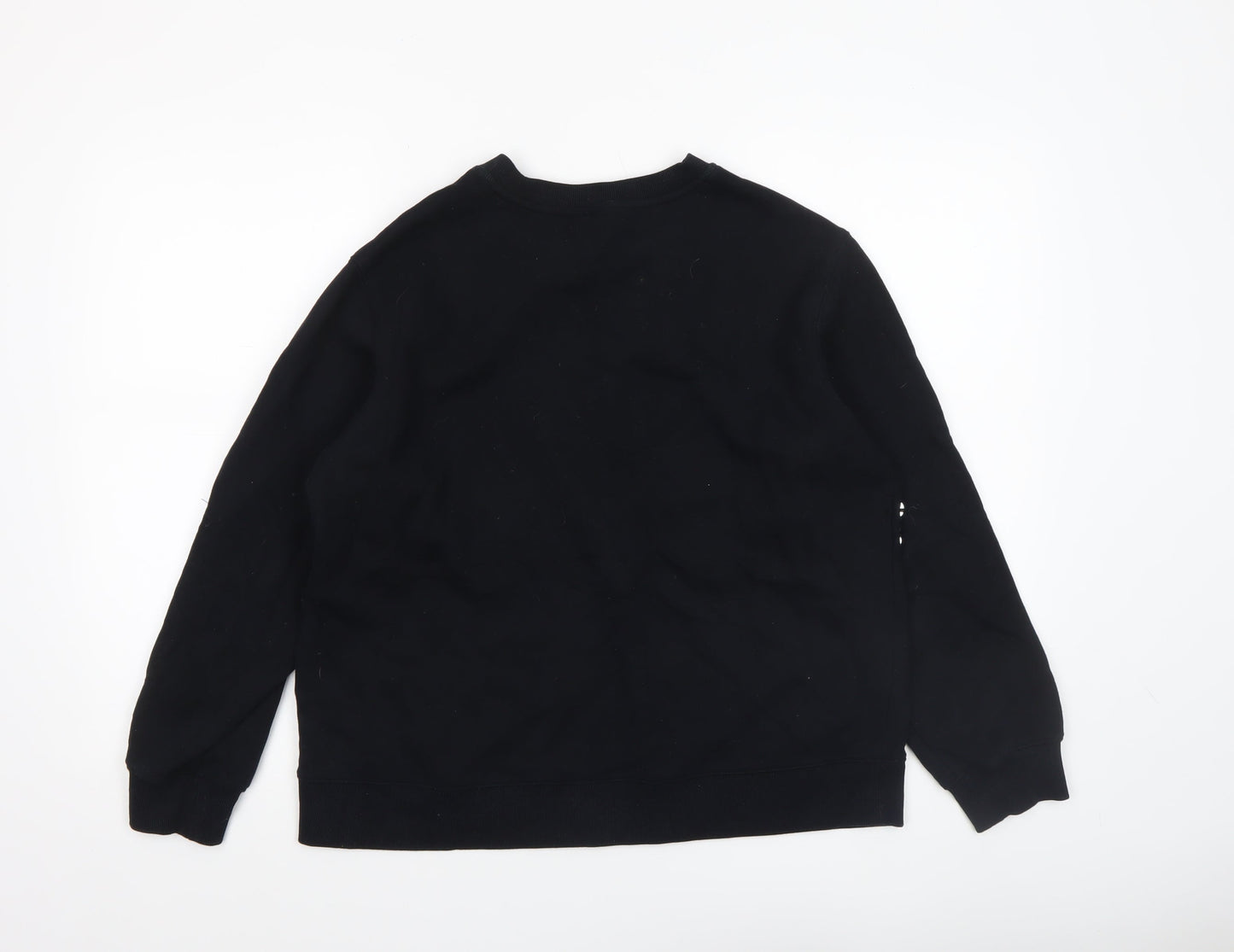 Womens UK Size M Marks and Spencer Black Pullover Sweatshirt