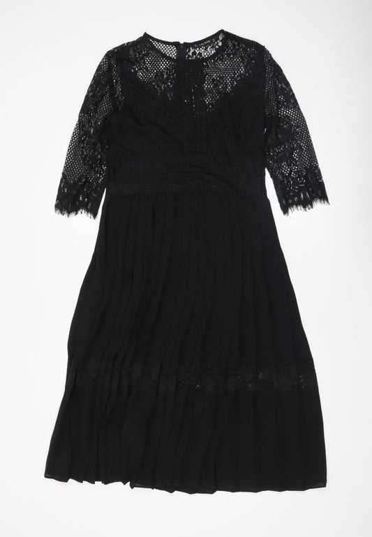 Womens UK Size 12 ZARA BASIC A-Line Dress