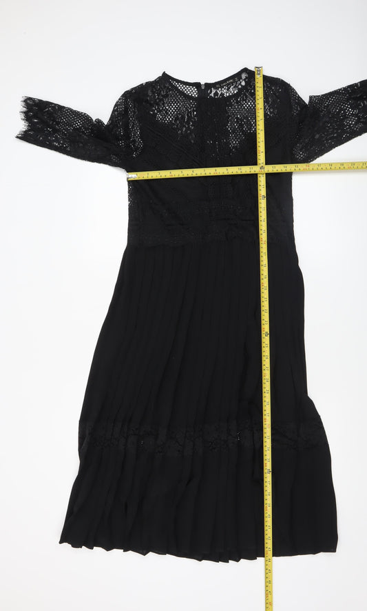 Womens UK Size 12 ZARA BASIC A-Line Dress