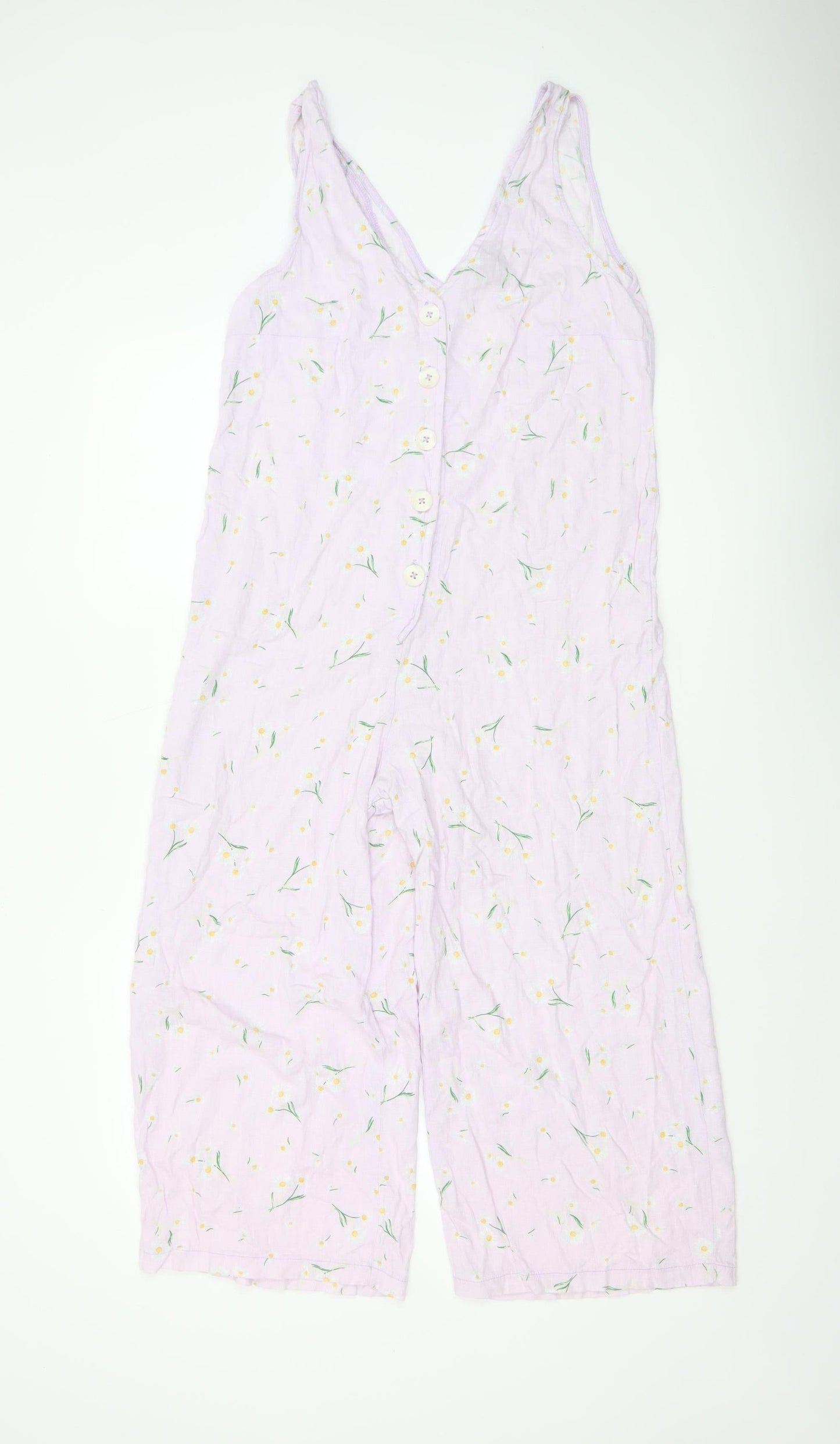 Womens UK Size 12 New Look One-Piece Purple Jumpsuit