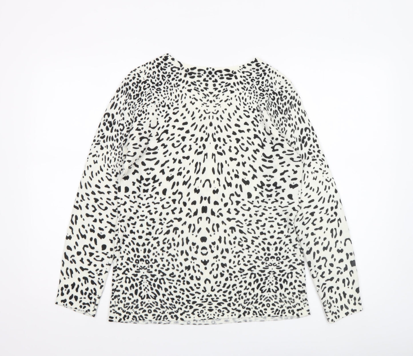Womens UK Size 10/12 Damart White Pullover Jumper