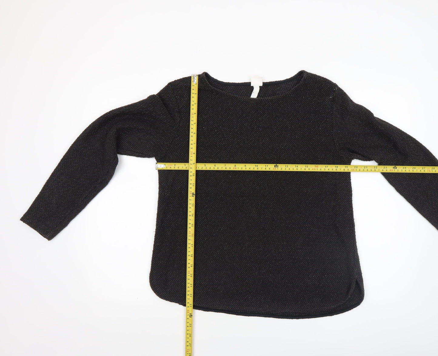Womens UK Size M H&M Black Pullover Jumper