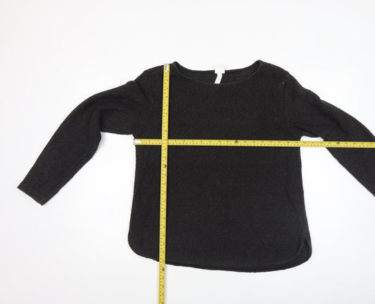 Womens UK Size M H&M Black Pullover Jumper