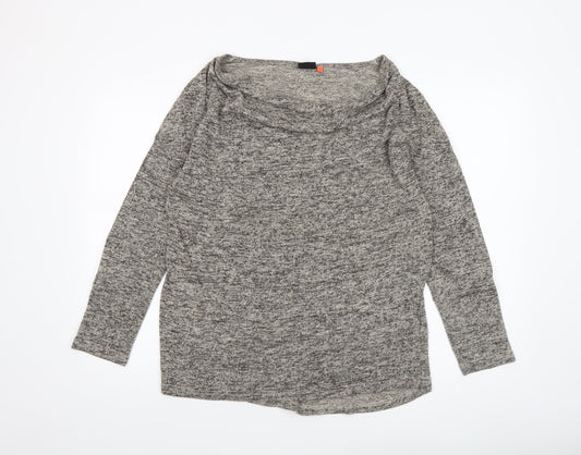 Womens UK Size L Only Grey Pullover Jumper