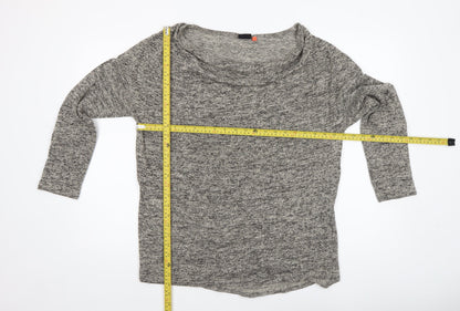 Womens UK Size L Only Grey Pullover Jumper